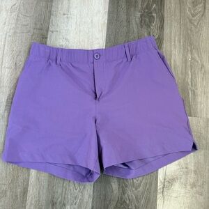 Under Armour Women's Sz 10 UA Short Light Comfort Elastic Purple Golf